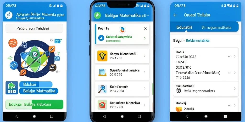 Antarmuka pengguna ORA78 yang menarik dan fungsional.
