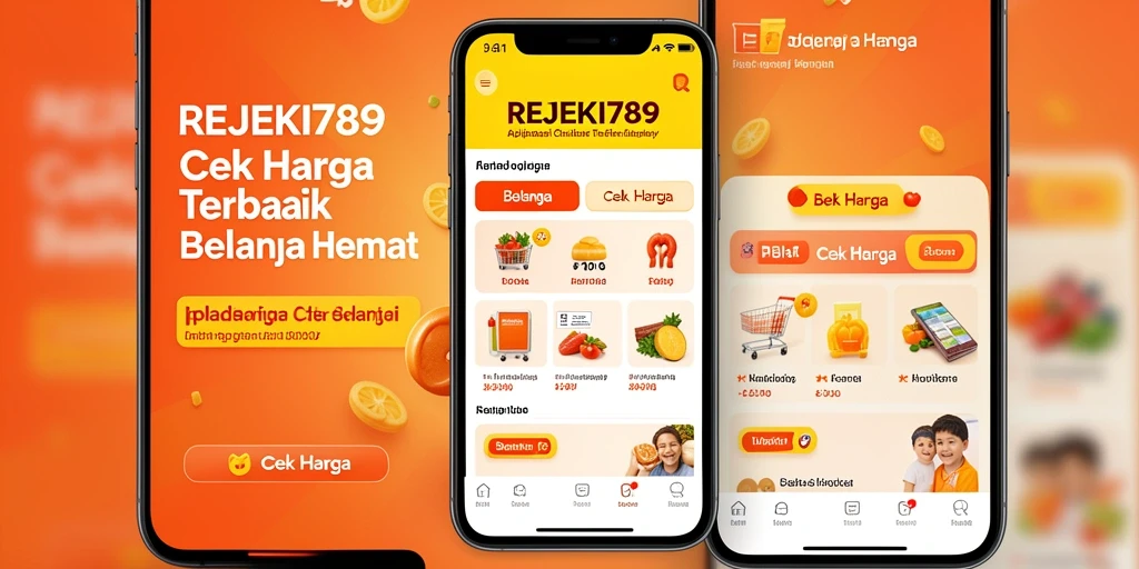 Antarmuka aplikasi REJEKI789 untuk cek harga produk.