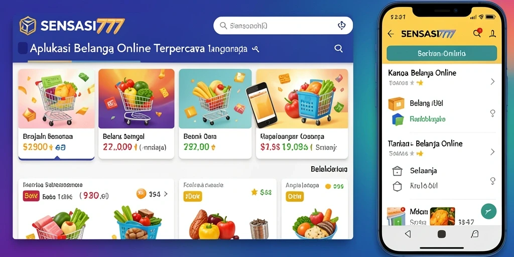 Antarmuka SENSASI777 yang mudah digunakan untuk belanja online.