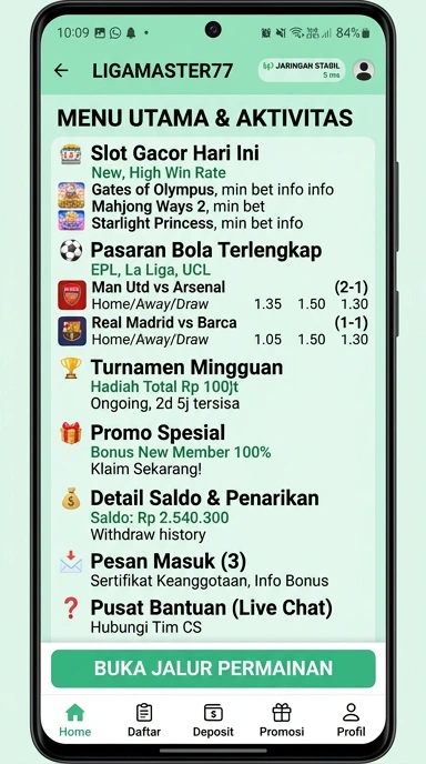 Link Alternatif ligamaster77 untuk Pengguna Android