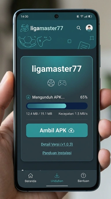 Panduan Unduh dan Instal APK ligamaster77 di Android